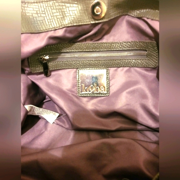 Kooba Jonnie Grey Textured Leather Tote - Picture 6 of 6